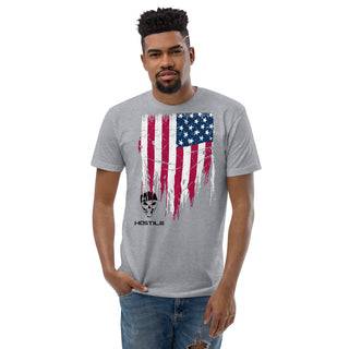 Buy heather-grey CTW Hostile Flag Short Sleeve T-shirt