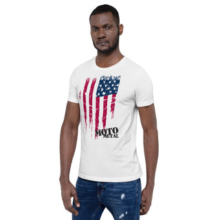 Buy white Moto Metal Short-Sleeve T-Shirt